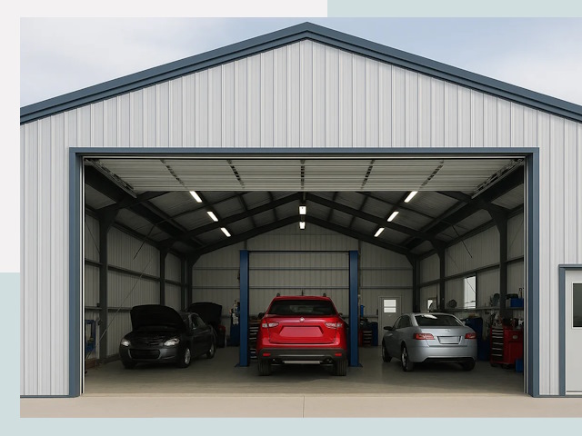 Ангары из сэндвич панелей от 625 руб. в Лесосибирск