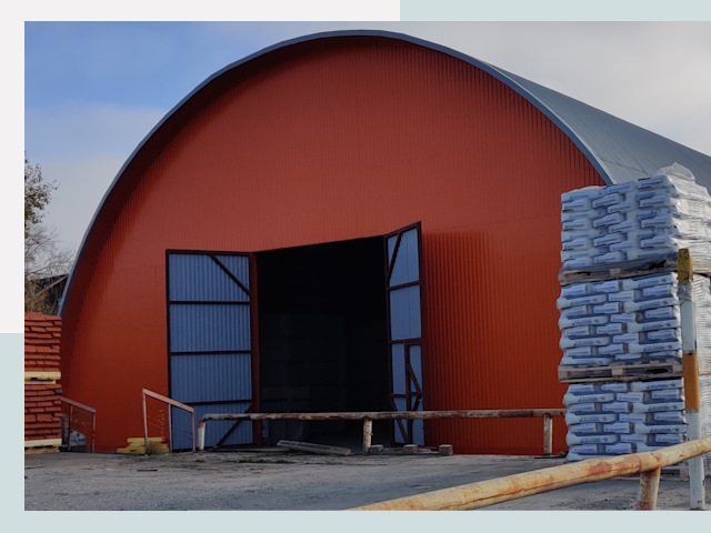 Полукруглые ангары по цене от 625 руб. в Лесосибирск