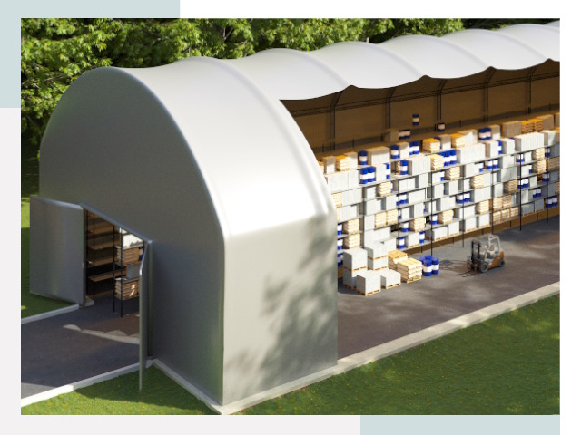 Тентовые ангары в Лесосибирске
