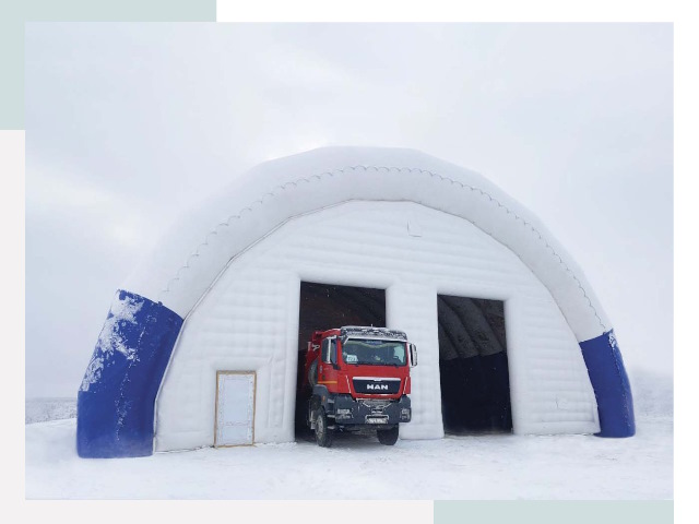 Мобильные ангары в Лесосибирске