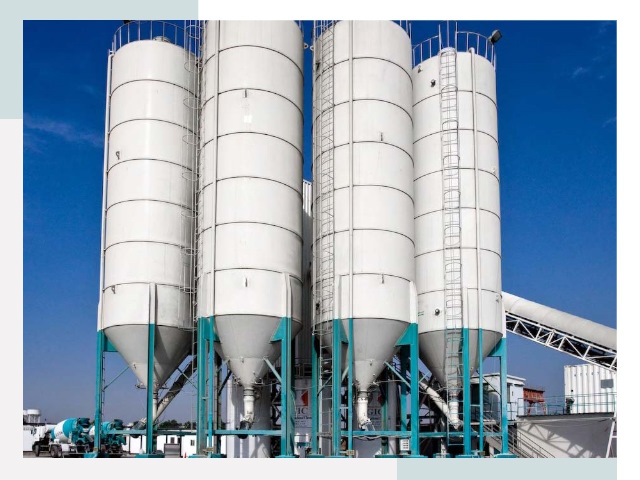 Строительство цементных силосов в Лесосибирске