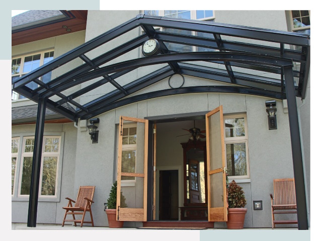 Козырьки металлические в Лесосибирске