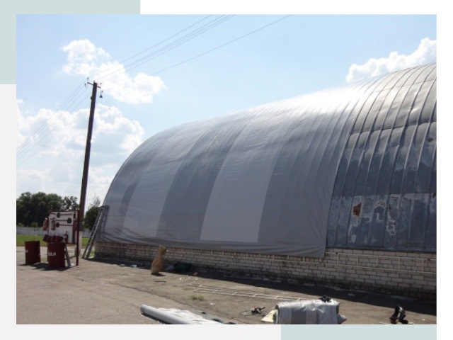 Ремонт ангаров в Лесосибирске