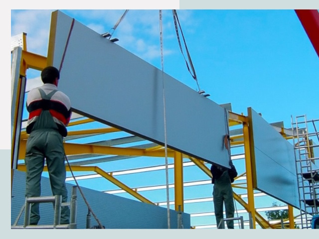 Монтаж сэндвич-панелей в Лесосибирске от 625 руб.